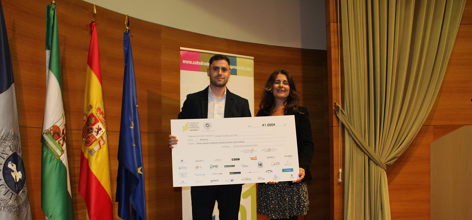 Ismael Laso Trillo, mejor TFG sobre ‘Viabilidad Empresarial’ en los IX Premios Vicente García Martín