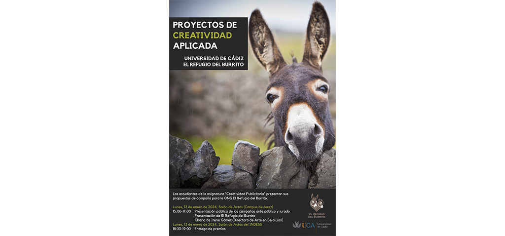 Estudiantes de la UCA presentan campañas publicitarias de fin social creadas para la ONG ‘El Refugio del Burrito’