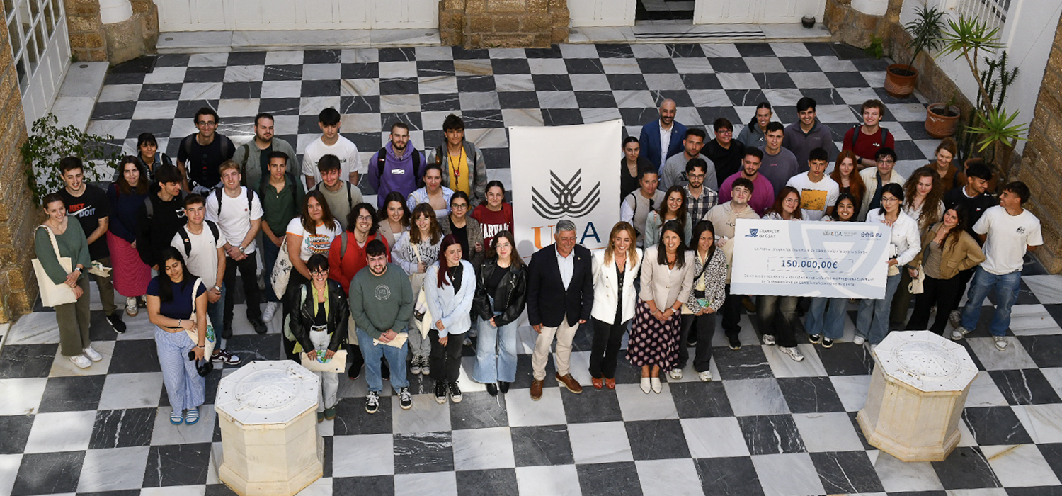 La Diputación de Cádiz recibe al alumnado Erasmus+ de la UCA y entrega su apoyo económico al programa